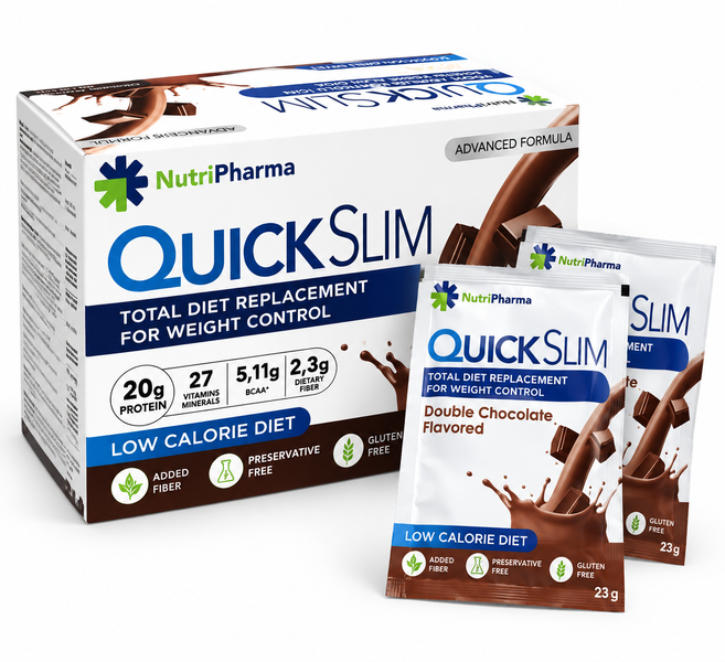 Збалансоване харчування Quick Slim Livesta &laquo;Подвійний шоколад &raquo; , 30 саше 204704 фото